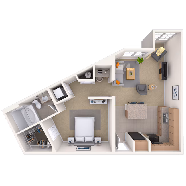 Unit 1110 1110 floor plan